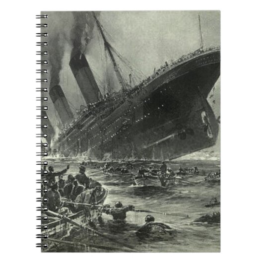 Sinking RMS Titanic Notitieboek (Voorkant)