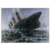 Sinking RMS Titanic Snijplank (Voorkant)