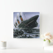 Sinking RMS Titanic Vierkante Klok (Huis)