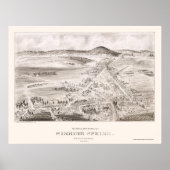 Sinking Spring, PA Panoramic Map - 1898 Poster (Voorkant)
