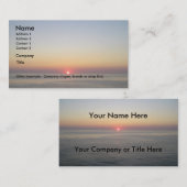 Sinking Sun Visitekaartje (Voorkant / Achterkant)