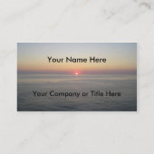 Sinking Sun Visitekaartje (Achterkant)