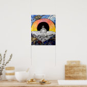 Sinking Woman Poster (Keuken)