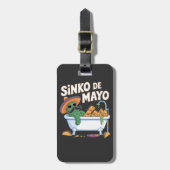 Sinko de Mayo Cinco De Mayo Cactus Grappig  Bagagelabel (Voorkant verticaal)