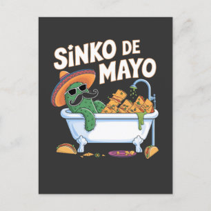 Sinko de Mayo Cinco De Mayo Cactus Grappig  Feestdagenkaart