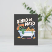 Sinko de Mayo Cinco De Mayo Cactus Grappig Feestdagenkaart (Staand voorkant)