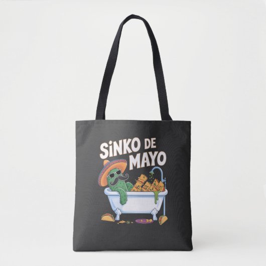 Sinko de Mayo Cinco De Mayo Cactus Grappig Tote Bag (Voorkant)