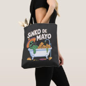 Sinko de Mayo Cinco De Mayo Cactus Grappig Tote Bag (Dichtbij)