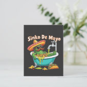Sinko de Mayo"Grappige Cinco de Mayo Cactus Bedankkaart (Staand voorkant)