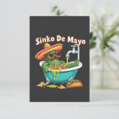 Sinko de Mayo"Grappige Cinco de Mayo Cactus Bedankkaart (Staand voorkant)
