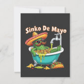 Sinko de Mayo"Grappige Cinco de Mayo Cactus Feestdagenkaart (Voorkant)