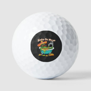 Sinko de Mayo"Grappige Cinco de Mayo Cactus Golfballen