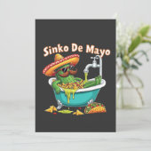Sinko de Mayo"Grappige Cinco de Mayo Cactus Kaart (Staand voorkant)