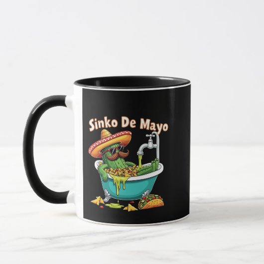 Sinko de Mayo"Grappige Cinco de Mayo Cactus Mok (Links)