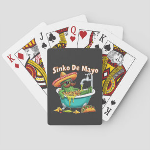 Sinko de Mayo"Grappige Cinco de Mayo Cactus Pokerkaarten