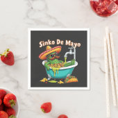Sinko de Mayo"Grappige Cinco de Mayo Cactus Servet (Insitu)