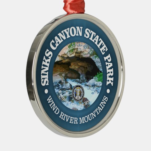 Sinks Canyon SP Metalen Ornament (Rechts)