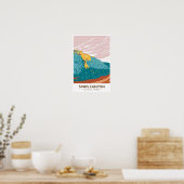 Sinks Canyon State Park Wyoming Retro Poster (Keuken)