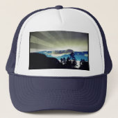 Sinks Canyon Winter Sunburst Trucker Pet (Voorkant)