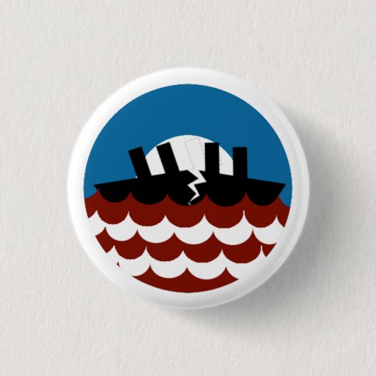 SinkShip Small Button (Voorkant)