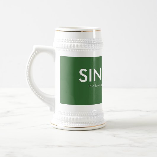 Sinn Fein 1916 Tribute Stein Bierpul (Links)