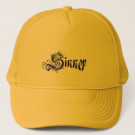 SINNER I vrachthoed | m3galleryStudio Trucker Pet (Voorkant)