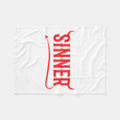 Sinner Outfit Matching Kleding Paar Gifts Fun Ha Fleece Deken (Voorkant (Horizontaal))