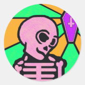 Sinner Ronde Sticker (Voorkant)