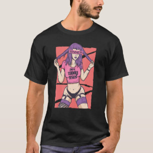 Sinners not Today Jesus Gothic Girl Satanisme Devi T-shirt