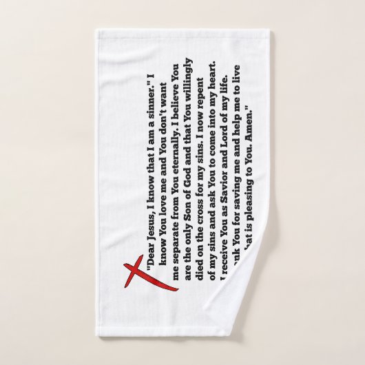 Sinners Prayer Bad Handdoek (Handdoek)
