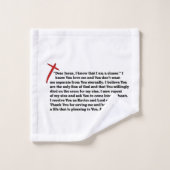 Sinners Prayer Bad Handdoek (Wasdoekje)
