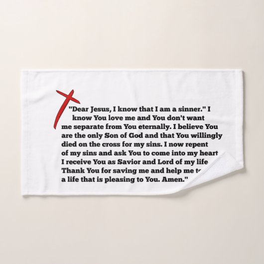 Sinners Prayer Bad Handdoek (Handdoek)