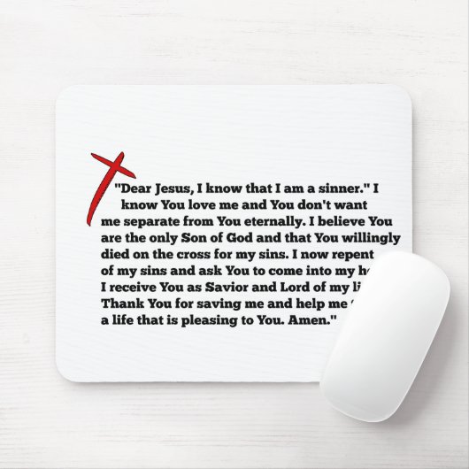 Sinners Prayer Muismat (Met muis)