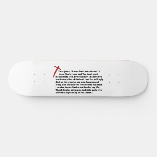 Sinners Prayer Skateboard (Horizontaal)