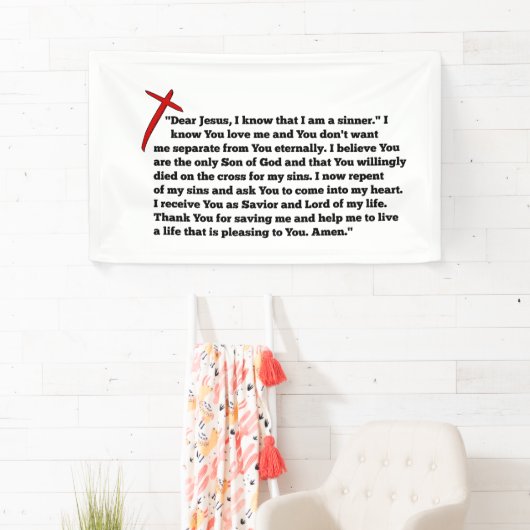 Sinners Prayer Spandoek (Insitu)