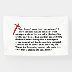 Sinners Prayer Spandoek