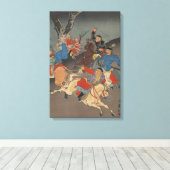 Sino japans oorlog -  japans kunst Afbeelding Canvas Afdruk (Insitu (Houten vloer))