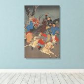 Sino japans oorlog -  japans kunst Afbeelding Canvas Afdruk (Insitu (Houten vloer))