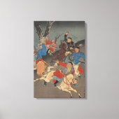 Sino japans oorlog -  japans kunst Afbeelding Canvas Afdruk (Voorkant)