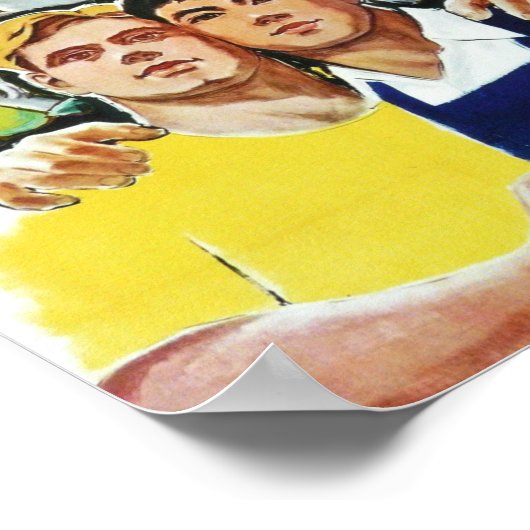 Sino Sovjet-samenwerking Poster (Hoek)