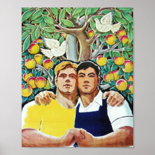 Sino Sovjet-samenwerking Poster