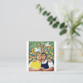 Sino Sovjet-samenwerking Vierkante Visitekaartje (Staand voorkant)