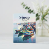 Sinop Turkije Briefkaart (Staand voorkant)