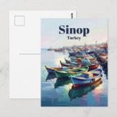 Sinop Turkije Briefkaart (Voorkant / Achterkant)