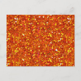 Sinopia Oranje Glitter Briefkaart