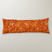Sinopia Oranje Glitter Lichaamskussen (Achterkant)