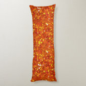 Sinopia Oranje Glitter Lichaamskussen (Achterkant (Verticaal))