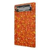 Sinopia Oranje Glitter Mini Klembord (Angled2)