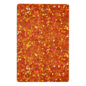 Sinopia Oranje Glitter Mini Klembord (Achterkant)