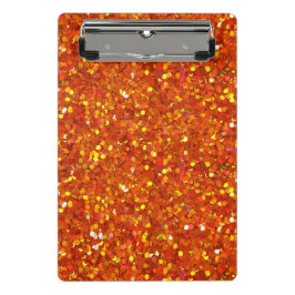 Sinopia Oranje Glitter Mini Klembord